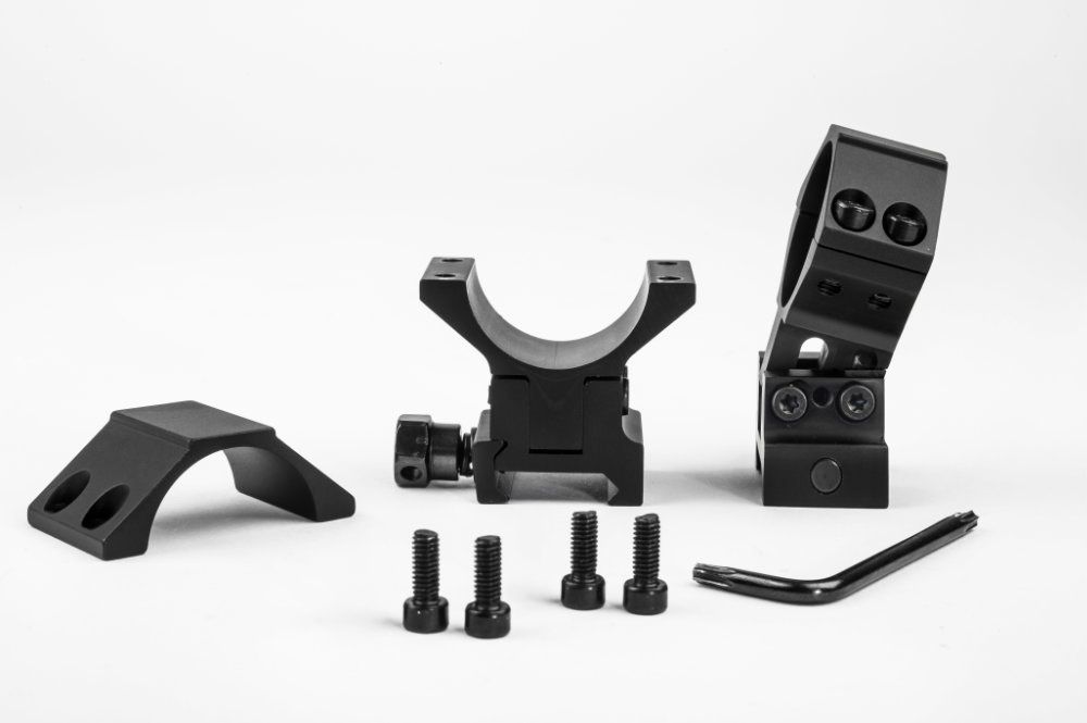 Blueprint Adjustable Mounts  - 30mm two-piece adjustable mounts 21mm (Picatinny) base