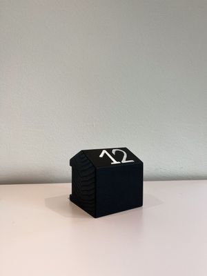 Tischnummer Häuschen