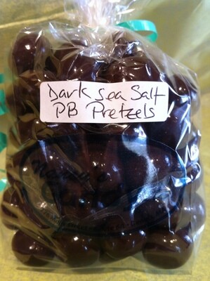 Dark Sea Salt PB Pretzels