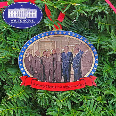 Kennedy Meets Civil Rights Leaders Ornament