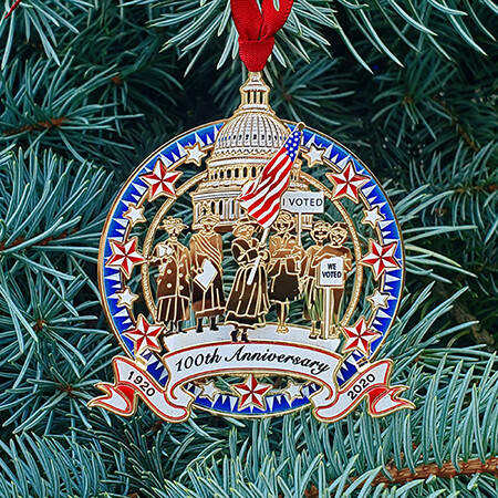 100th Anniversary Women&#39;s Right to Vote Ornament