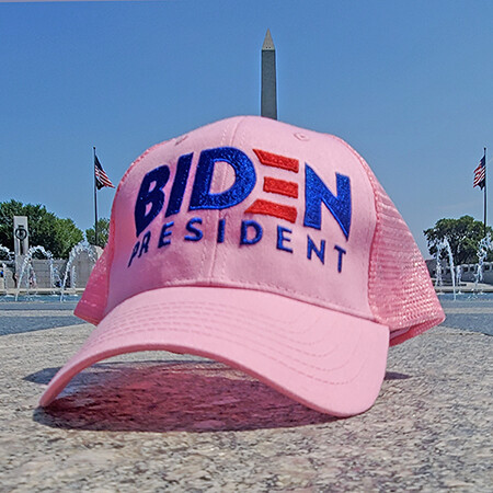 Pink Biden President Cap