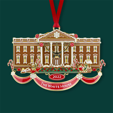 Official 2022 White House Gingerbread Christmas Ornament