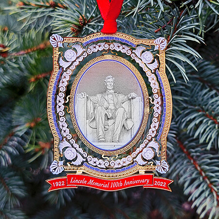 Lincoln Memorial 100th Anniversary Ornament