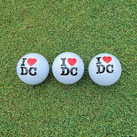 I Love DC Golf Ball Set