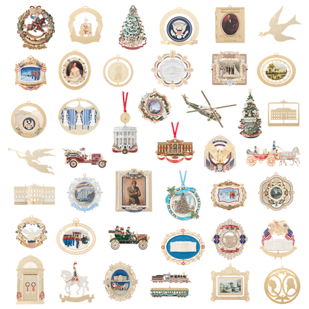 Complete White House Christmas Ornament Collection - 2023