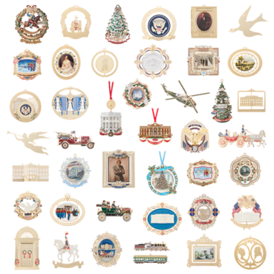 Complete White House Christmas Ornament Collection - 2023
