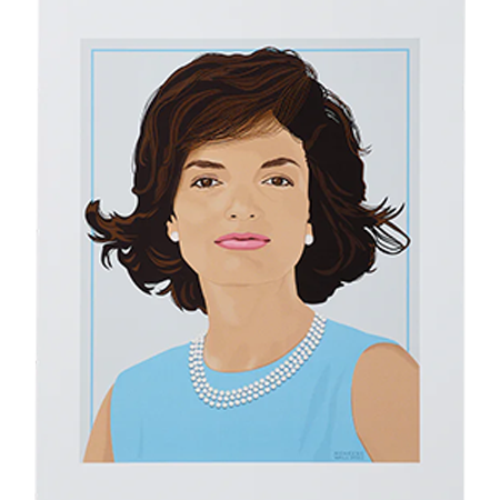 First Lady Portrait Art Jacqueline Kennedy Print
