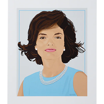 First Lady Portrait Art Jacqueline Kennedy Print