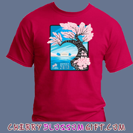 Cherry Blossoms - 2013 Festival T-Shirt (Red)