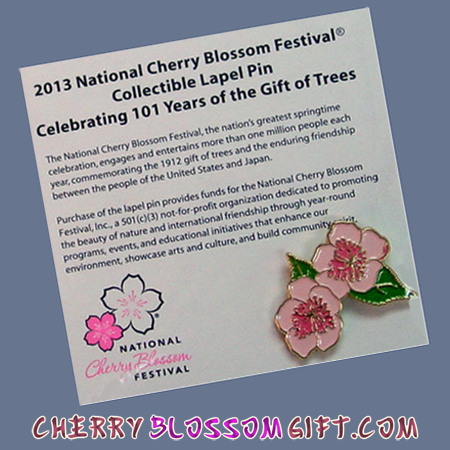 Cherry Blossoms - 2013 Festival Lapel Pin