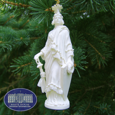 2005 Marble Capitol Statue of Freedom Ornament