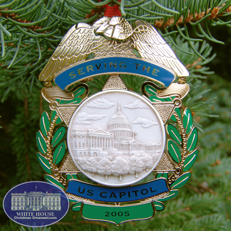 2005 Capitol Police Force Holiday Ornament