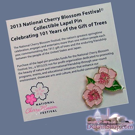 Cherry Blossoms - 2013 Festival Lapel Pin