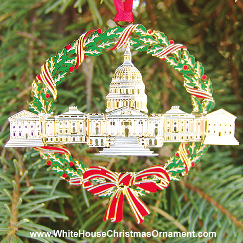 Ornaments - US Capitol 1995 Capitol Wreath