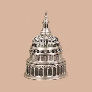Gifts - US Capitol Pewter Dome Paperweight