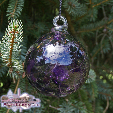 Ornaments - Glass - Purple Haze Optic 3" Ball