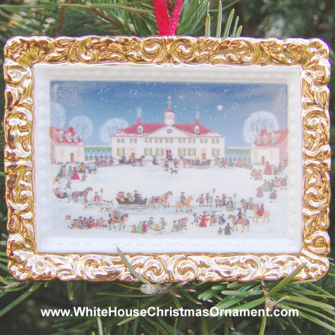 Ornaments - Mount Vernon 2000 A Joyful Group - West Front