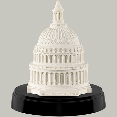 United States Capitol Marble Dome Paperweight
