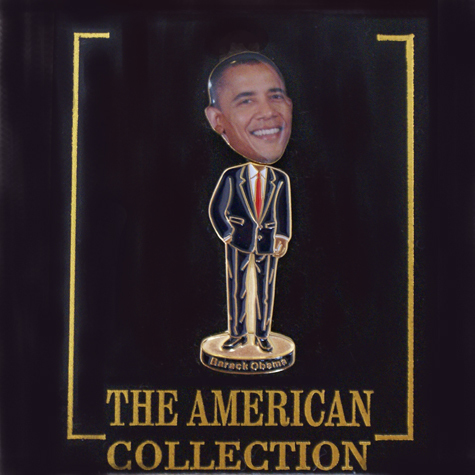 Gifts - 56th Inauguration - Pin - Obama Bobble Head
