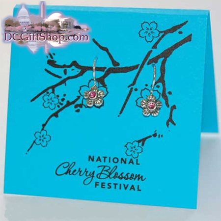 Gifts - Cherry Blossom - Swarovski Crystal Earrings