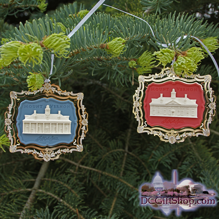 Ornaments - Mount Vernon 2001 Set-of-Two