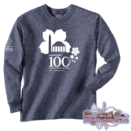 Gifts - Cherry Blossoms - 100th Anniversary Long Sleeve Shirt