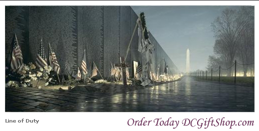 Gifts - Print - Line of Duty Vietnam Veterans Memorial