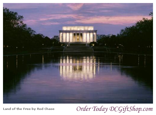 Gifts - Print - Land of the Free Lincoln Memorial