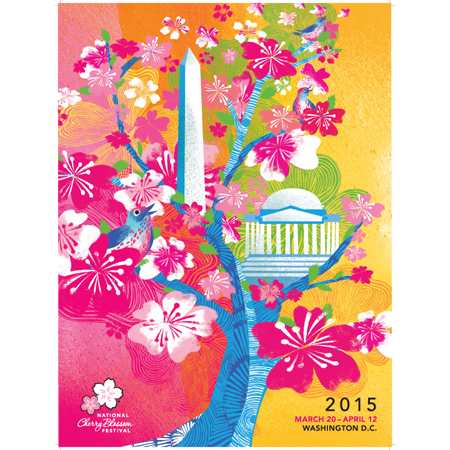 2015 National Cherry Blossom Official Poster