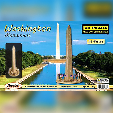 Gifts - Toys - 3-D Washington Monument Puzzle