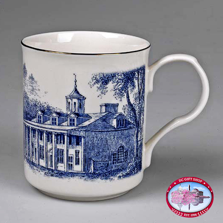 Gifts - Mug - Mount Vernon East View Toile Porcelain Mug