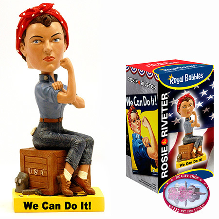 Gifts - Toys - Rosie the Riveter BobbleHead