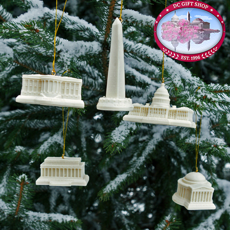 Ornaments - Washington DC Memorial Ornament Set