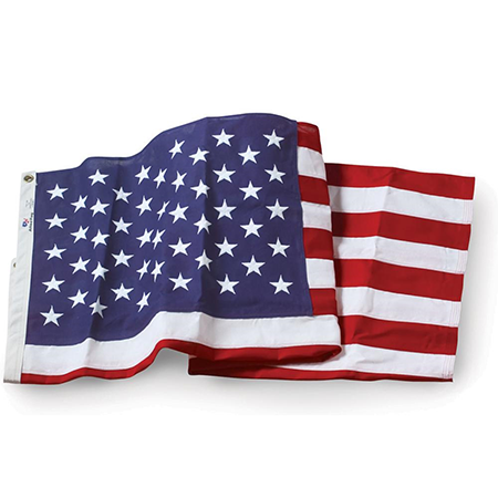 Official Government Specified U.S. 3&#39;-6&quot; x 6&#39;-7.75&quot; Outdoor Nylon Flag