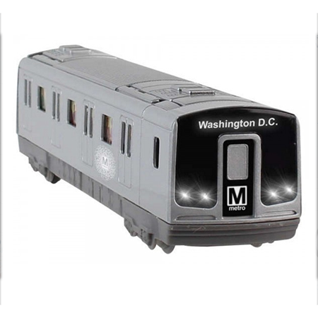 Metro Subway Rail Car Pullback Toy
