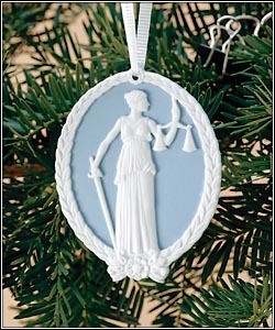 1999 Lady Justice Supreme Court Ornament