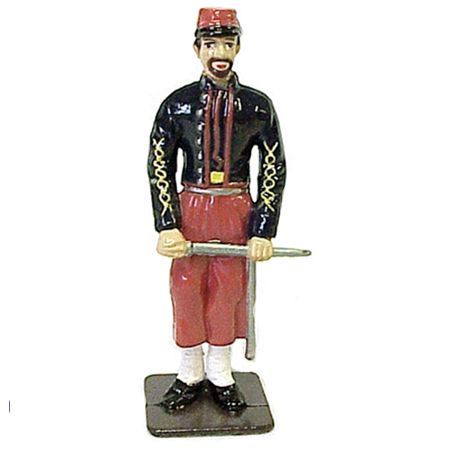 CONF. ZOUAVE METAL FIGURINE