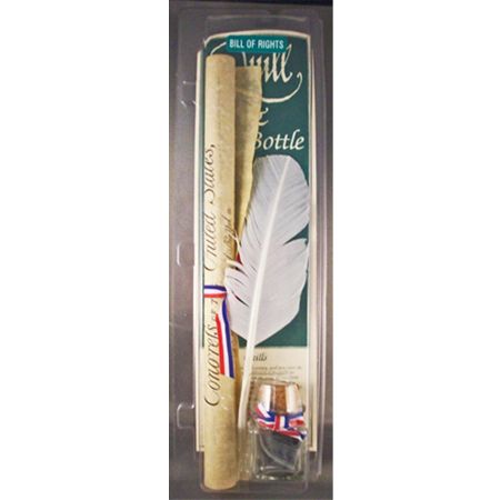 1 QUILL &amp; INK BOTTLE W/BILL OF RIGHTS