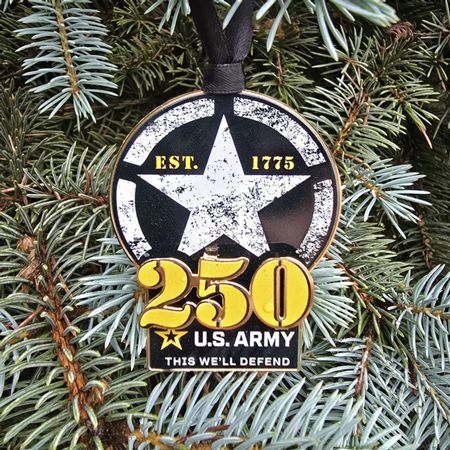 Official U.S. Army 250th Anniversary Ornament