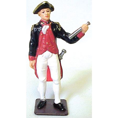 U.S. NAVAL CAPTAIN METAL FIGURINE