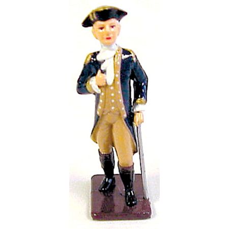 COLONIAL GENERAL METAL FIGURINE
