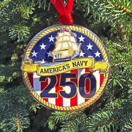 250th Anniversary of the U.S. Navy Ornament