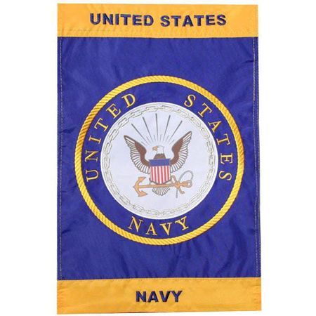 United States Navy Flag Service Garden Banner