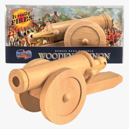 American Revolution Wood Cannon
