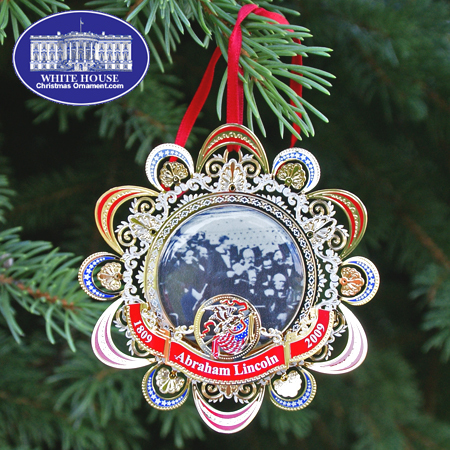 2008 US Capitol Abraham Lincoln&#39;s Second Inaugural Address Ornament