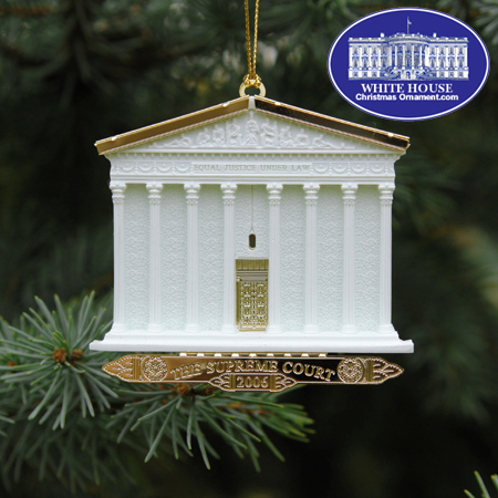 2006 Supreme Court Marble &#39;Building&#39; Ornament