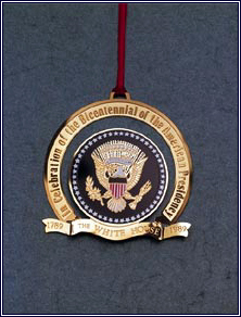 1989 Bicentennial of the Presidency Ornament