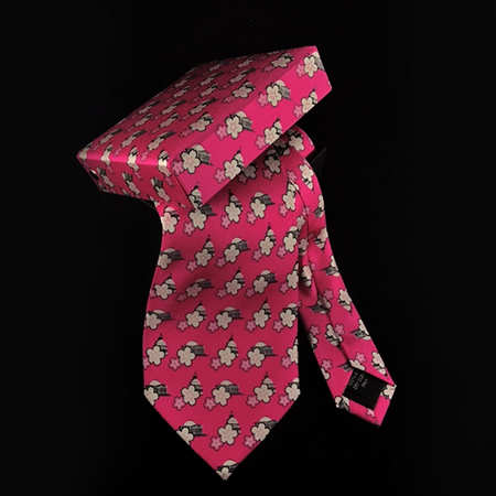 Men's Pink Cherry Blossom Necktie