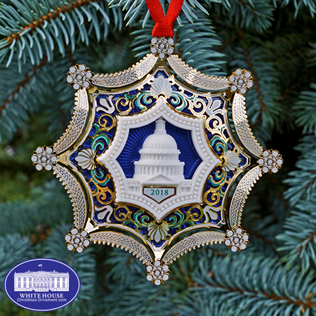 2018 Annual Marble US Capitol Ornament